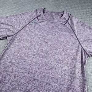 Legends Enzo T-Shirt Men L Performance Active Gym Running Curved Hem Athletic